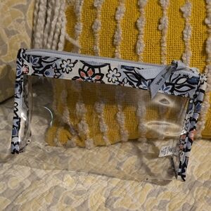 Vera Bradley Blue and Black Patterned Pouch